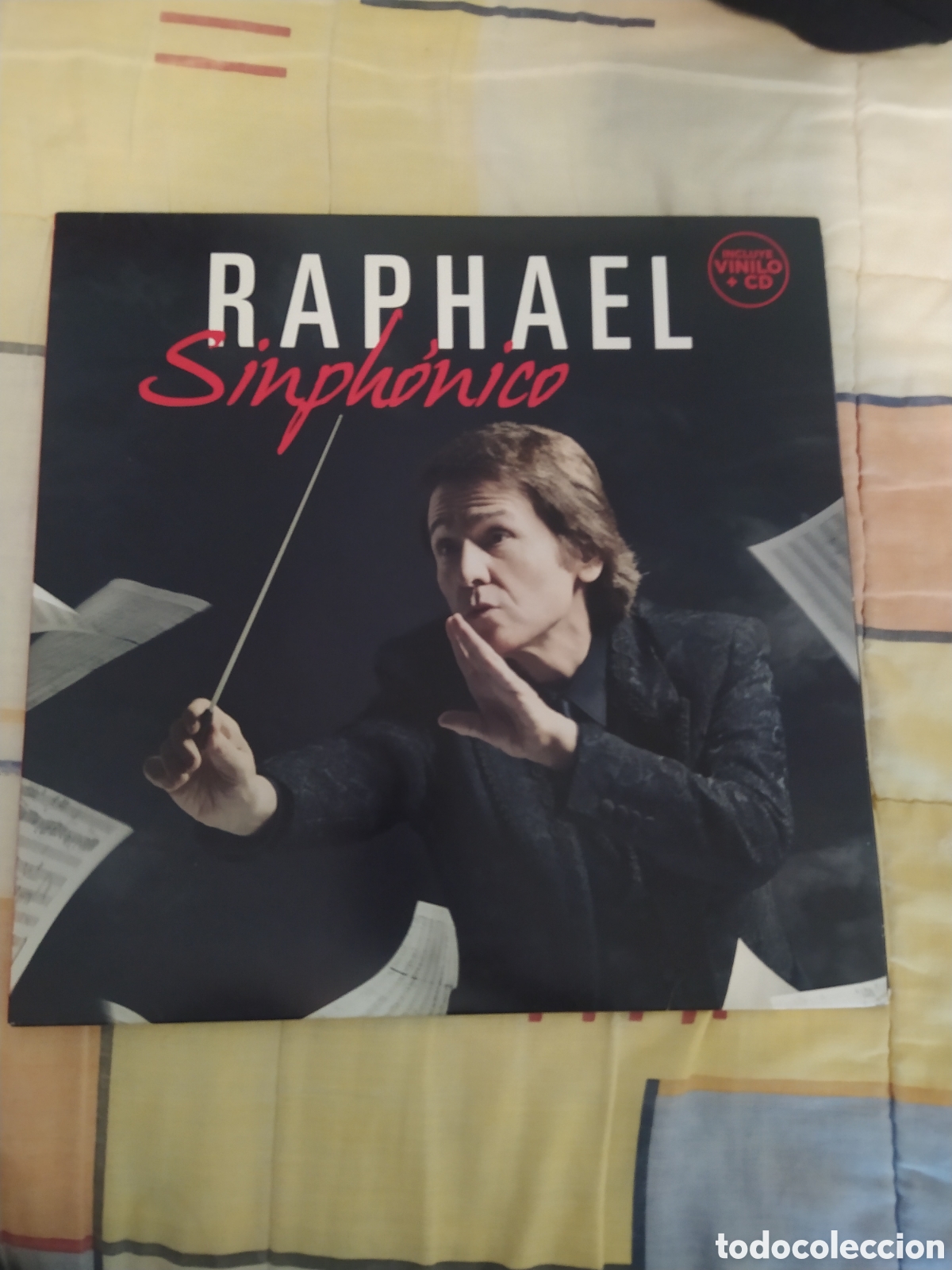 Discos de vinilo: Vinilo LP + CD Raphael sinphonico sinf&oacute;nico - Foto 1