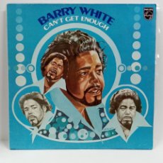 Discos de vinilo: BARRY WHITE CAN'T GET ENOUGH LP ORIGINAL GERMANY 1974. Lote 401828304