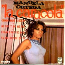 Discos de vinilo: MANUELA ORTEGA (LA CARACOLA) CUANDO NADIE TE QUIERA + 3 (PHILIPS 1961). Lote 401834789