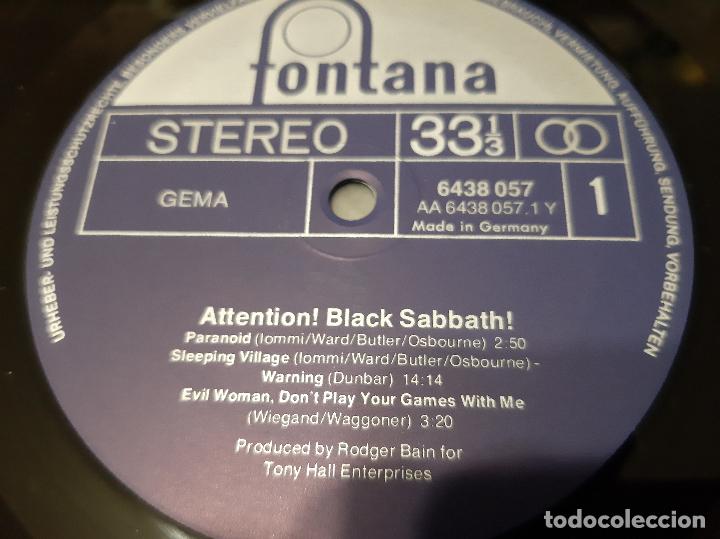 Attention! Black Sabbath! - Fontana - 6438 057