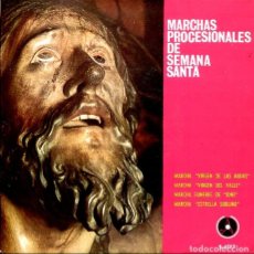 Discos de vinilo: MARCHAS PROCESIONALES DE SEMANA SANTA (REGIMIETO SORIA Nº 9) EP PAX 1964). Lote 401837814