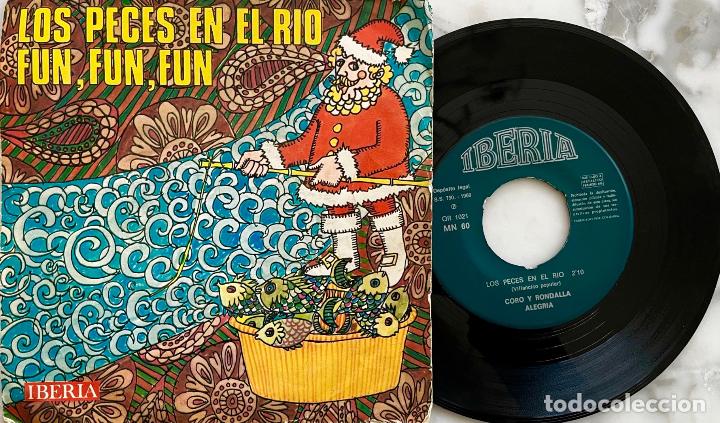 Discos de vinilo: LOS PECES EN EL R&Iacute;O, SINGLE VILLANCICOS PROMOCI&Oacute;N BIO SKIP ENZIMATIC