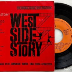 Discos de vinilo: WEST SIDE STORY. ESTA NOCHE + 3 TEMAS. JOHNNY GREEN. BANDA SONORA ORIGINAL. EP ESPAÑA 1962. Lote 401862204