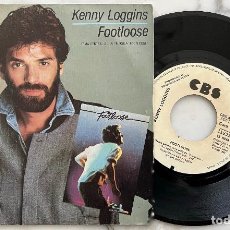 Discos de vinilo: KENNY LOGGINS. FOOTLOOSE. TEMA PRINCIPAL DE LA PELICULA. SINGLE PROMOCIONAL UNA SOLA CARA. Lote 401865069