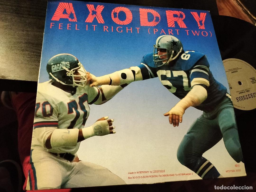 Discos de vinilo: AXODRY - FEEL IT RIGHT - 12&rdquo; MAXI WESTSIDDE 1985 SYNTH POP - Foto 1