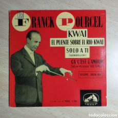 Discos de vinilo: EP 7” FRANCK POURCEL 1958 BANDAS SONORAS.. Lote 401874149