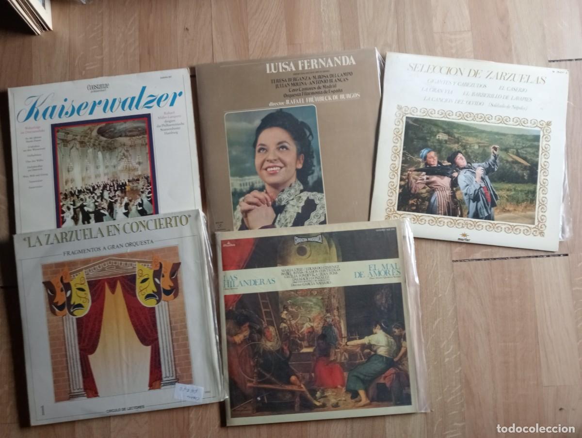 Disques de vinyle: 5 lps de clasica y zarzuela hay 1 doble