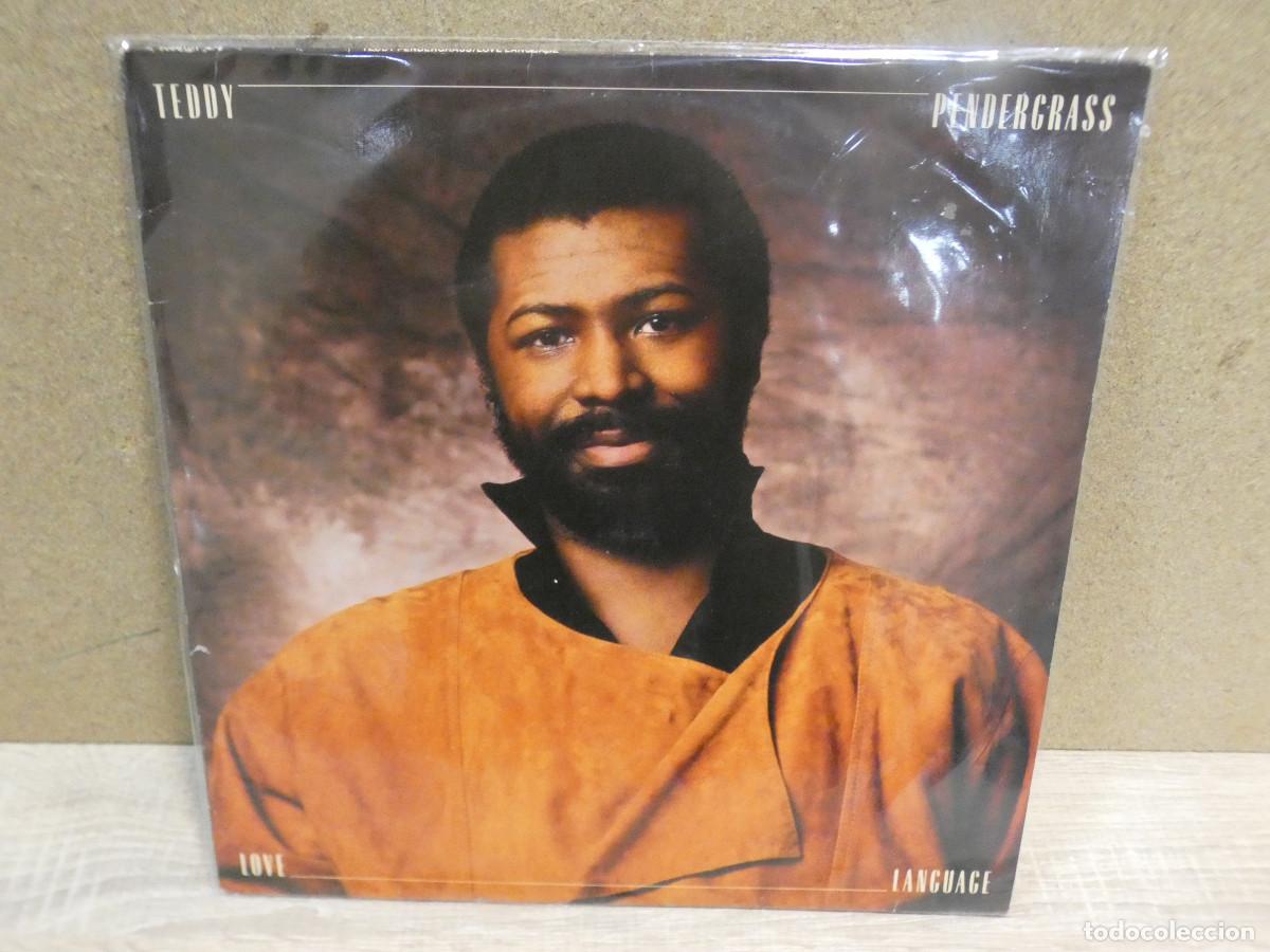 Dischi in vinile: ARKANSAS1980 PACC183 lp teddy pendergrass LOVE LANGUAGE GER 84 DISCO BIEN TAPA ALGUNOS RAYAJOS