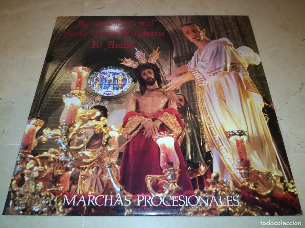 Discos de vinilo: AGRUPACION MUSICAL SANTA MARIA MAGDALENA EL ARAHAL-MARCHAS PROCESIONALES