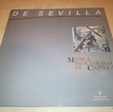 Discos de vinilo: MUSICA PROCESIONAL DE CAPILLA-DE SEVILLA-GATEFOLD-EN EXCELENTE ESTADO DE CONSERVACION. Lote 401908134