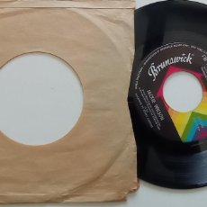Discos de vinilo: JACKIE WILSON - HIGHER AND HIGHER -SINGLE USA BRUNSWICK 1967 // R&B SOUL. Lote 401910049