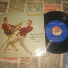 Discos de vinilo: TONY AND CHARLEY, BAILANDO ROCK TWIST + 3, AÑO 1962, LA VOZ DE SU AMO OG ESPAÑA. Lote 401917314