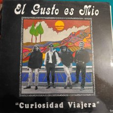 Discos de vinilo: EL GUSTO ES MIO ‎– CURIOSIDAD VIAJERA. 1989. RDK ‎– 001 FORMATO: VINYL, LP.NUEVO. MINT/ NEAR MINT. Lote 401926364