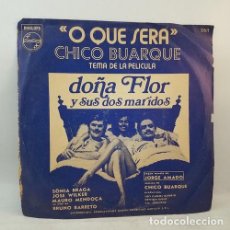 Discos de vinilo: O QUE SERA CHICO BUARQUE DONA FLOR VINILO SIMPLE EX. Lote 401942079