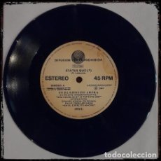 Discos de vinilo: STATUS QUO EN EL EJERCITO AHORA 1987 VERTIGO VINILO SINGLE. Lote 401942424