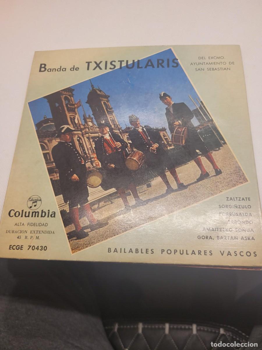 Discos de vinilo: Increible lote de CINCO vinilo eps folklore Vasco Euskalduna Euzkadi - Foto 2