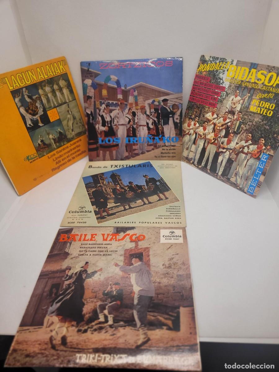 Discos de vinilo: Increible lote de CINCO vinilo eps folklore Vasco Euskalduna Euzkadi - Foto 7