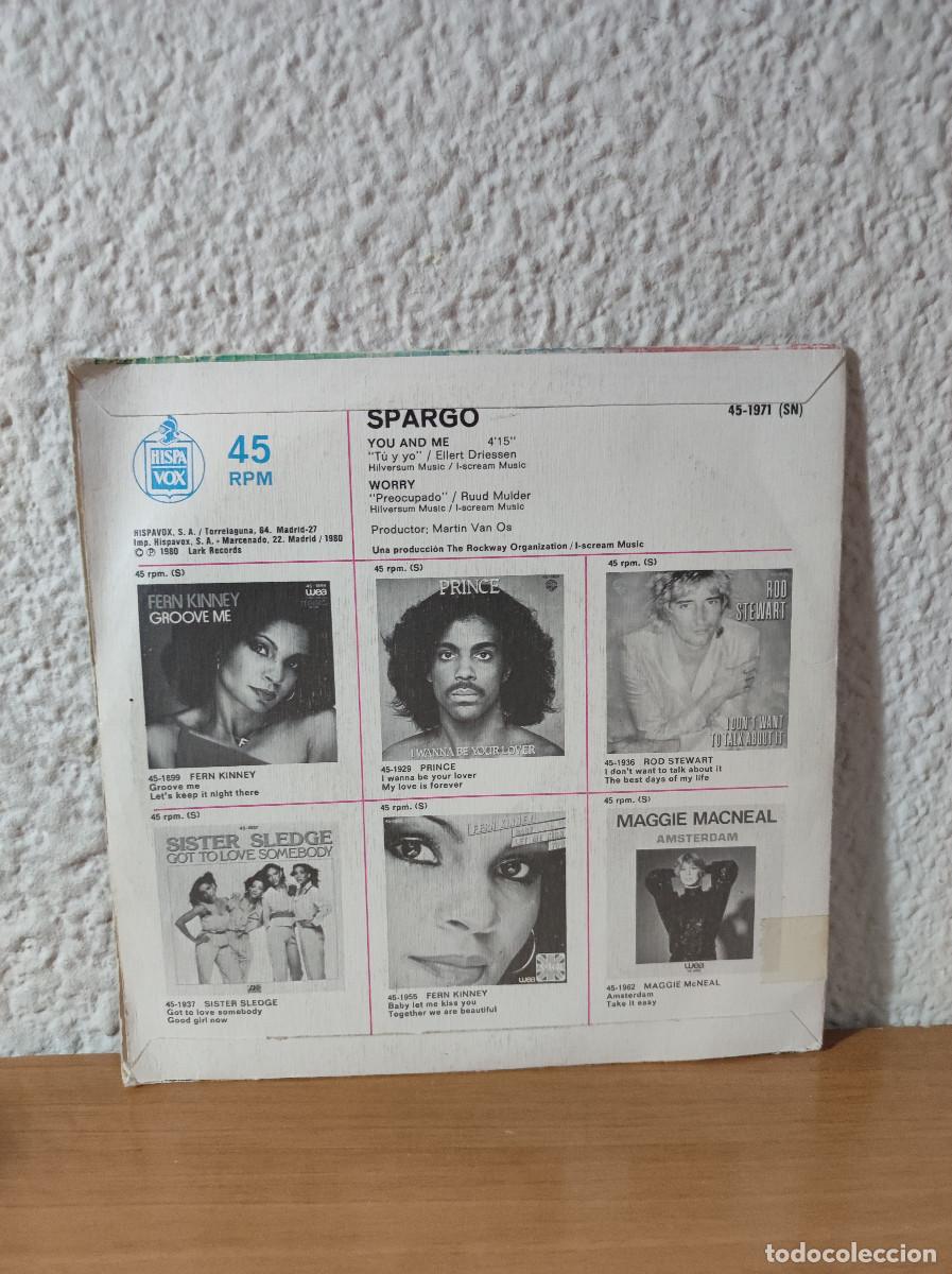 Discos de vinilo: Spargo &ndash; You And Me - Foto 2