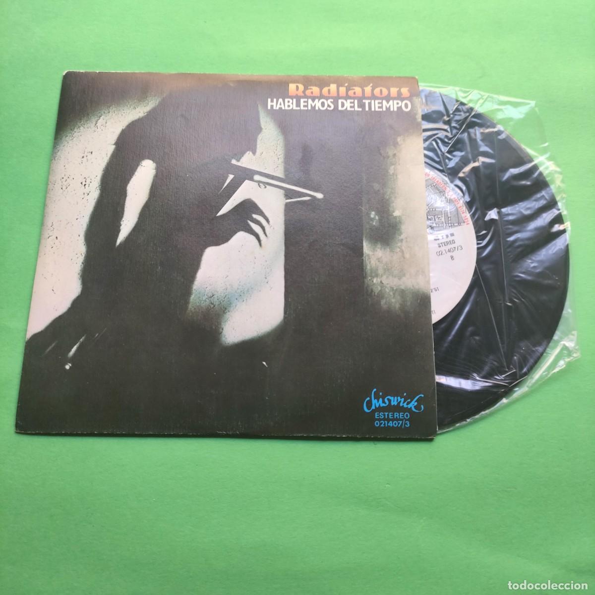 Discos de vinilo: SINGLE *RADIATORS ** HABLEMOS DEL TIEMPO ** PRACTICAMENTE SIN USO** - Foto 1