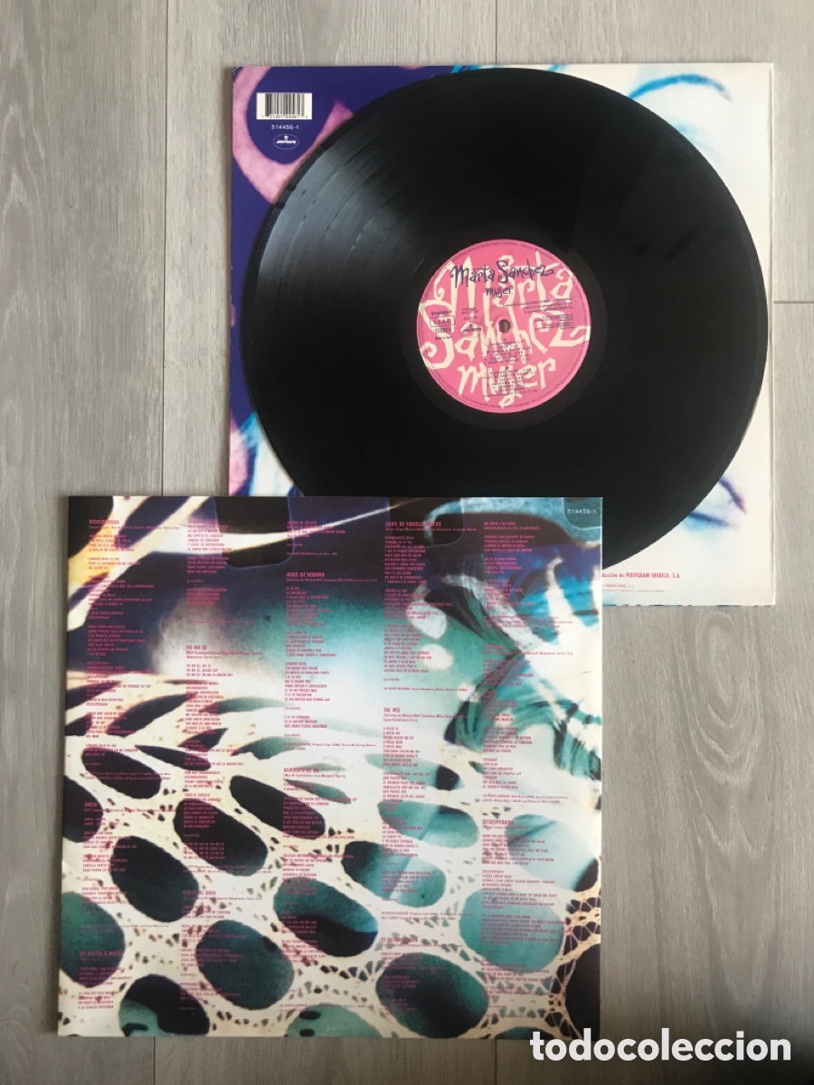 Discos de vinilo: VINILO LP Marta S&aacute;nchez. Mujer. 1993 - Foto 7