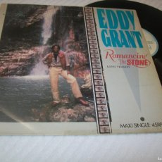Discos de vinilo: EDDY GRANT - ROMANCING THE STONE..MAXISINGLE DE 1984 EXTENDED + MY TURN TO LOVE YOU..EPIC. Lote 402018639
