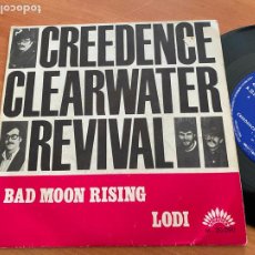 Discos de vinilo: CREEDENCE CLEARWATER REVIVAL (BAD MOON RISING) SINGLE ESPAÑA 1969 (EPI15). Lote 402020439