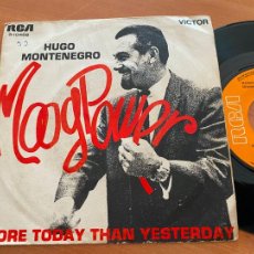 Discos de vinilo: HUGO MONTENEGRO (MORE TODAY THAN YESTERDAY) SINGLE ESPAÑA 1969 (EPI15). Lote 402022374