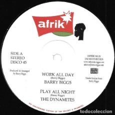 Discos de vinilo: BARRY BIGGS / CLARENCE WEARS - WORK ALL DAY / WORKING MOOD - 12” [AFRIK, 2020] ROOTS REGGAE DUB. Lote 402038529