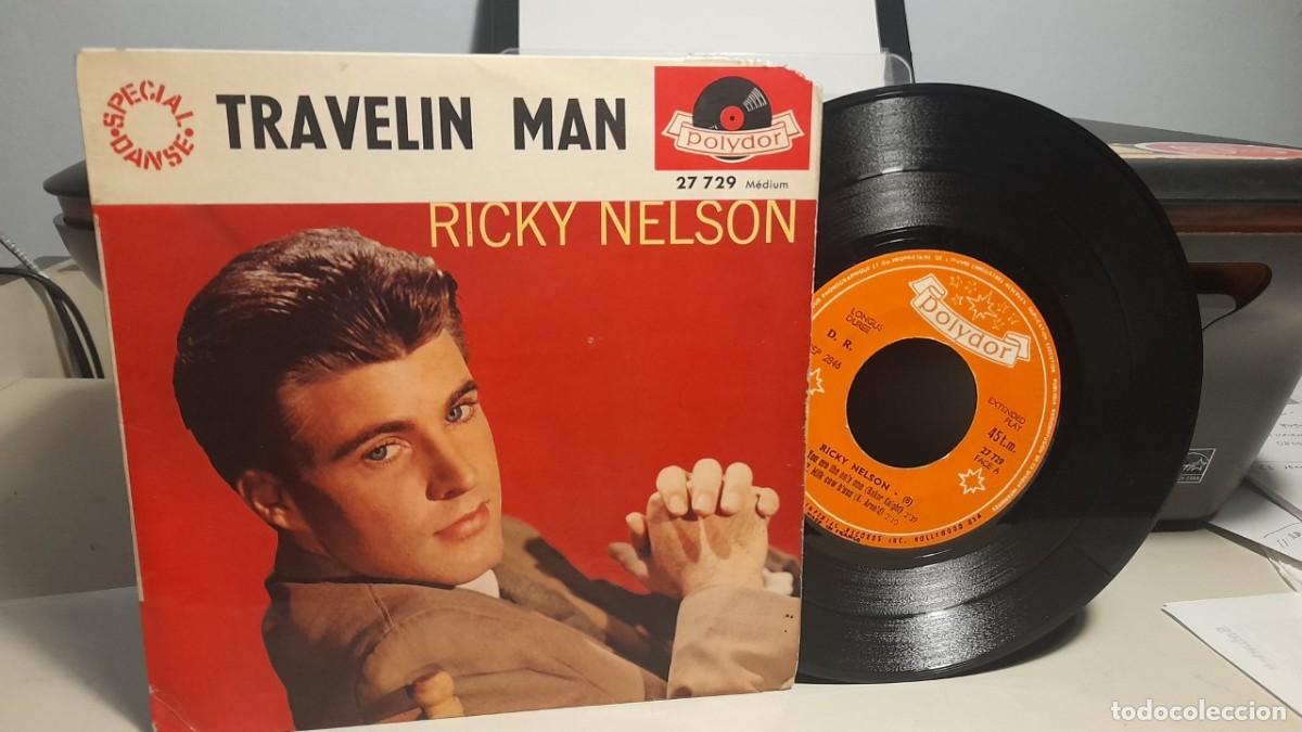 Discos de vinilo: EP RICKY NELSON : TRAVELIN MAN - Foto 1