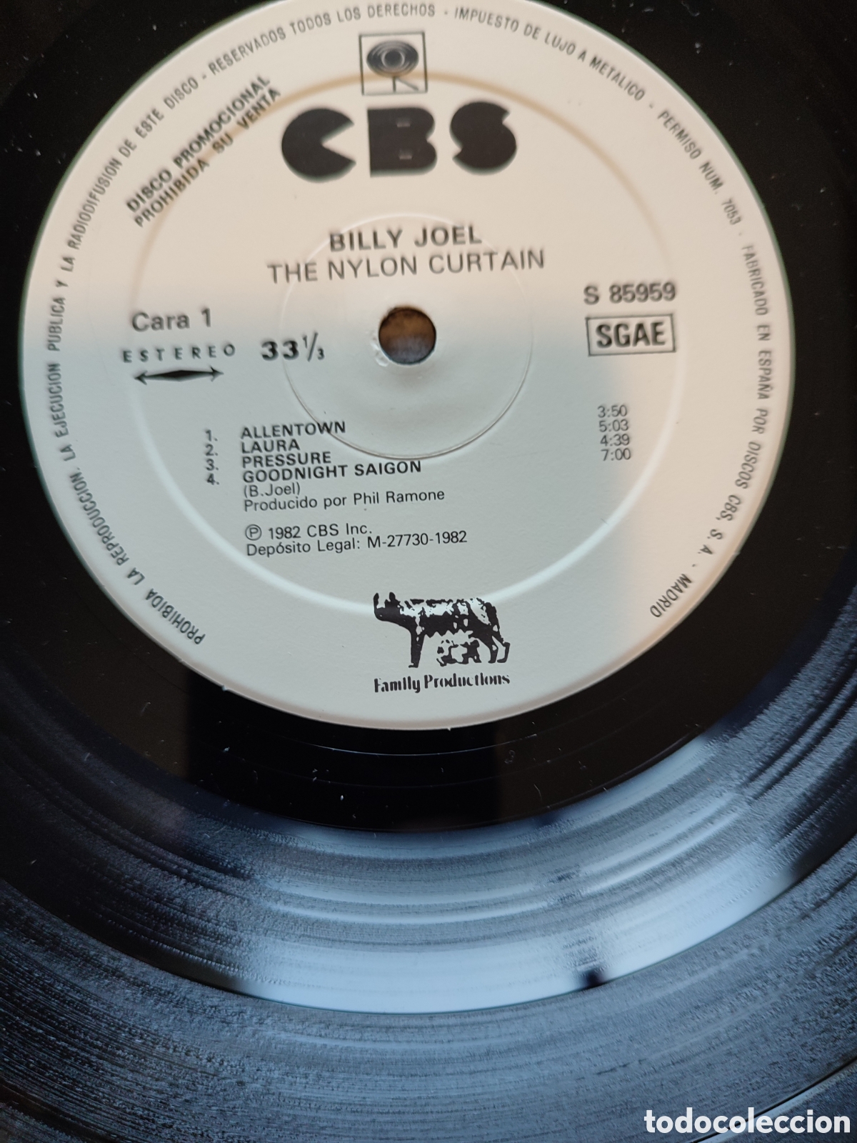 Discos de vinilo: Billy Joel - The Nylon curtain - Foto 5