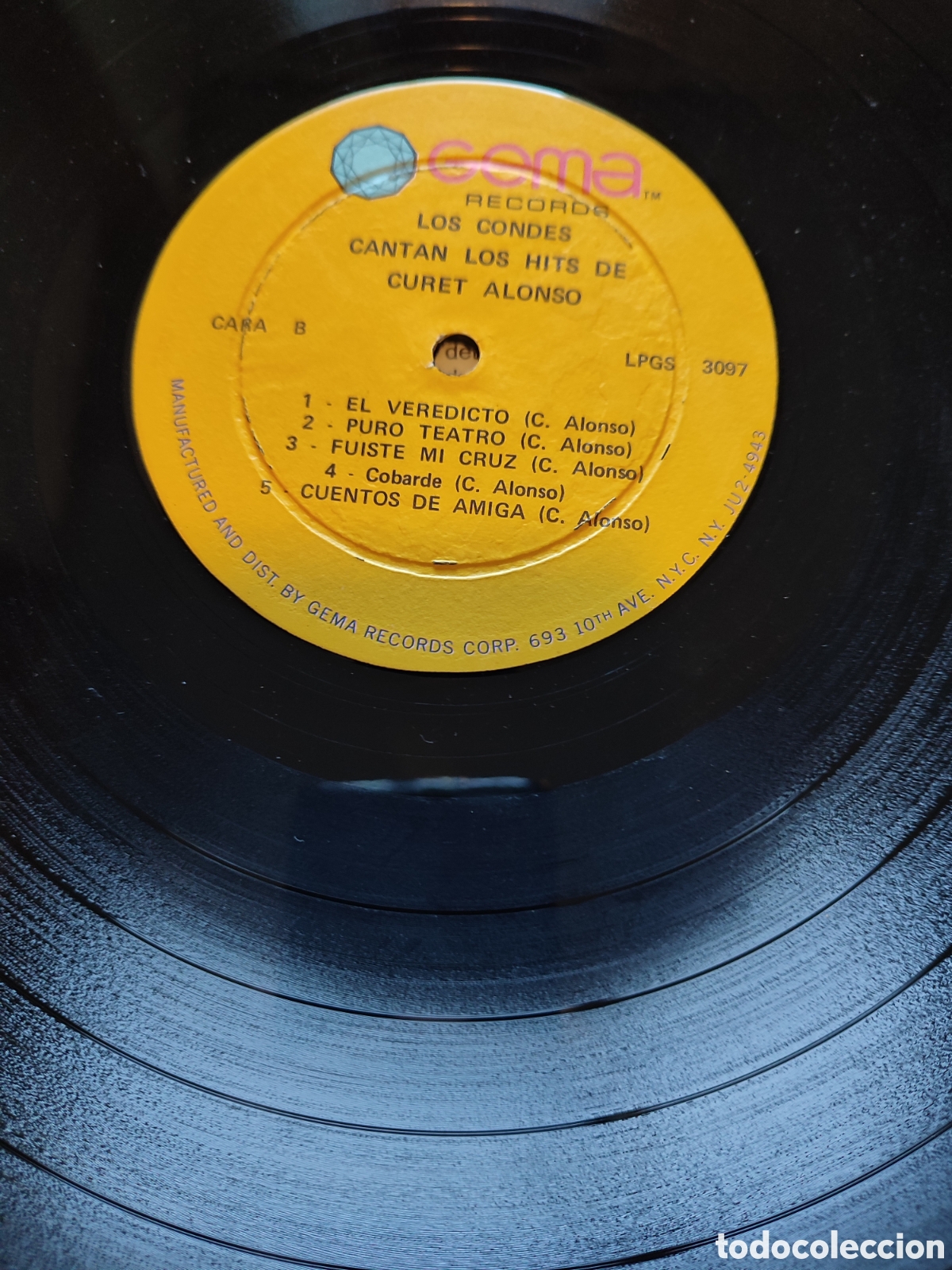 Discos de vinilo: Los Condes - Cantan los hits de Curet Alonso - Foto 3