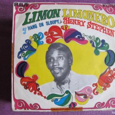 Discos de vinilo: HENRY STEPHEN - LIMON LIMONERO / HANG ON SLOOPY (SINGLE ESPAÑOL, RCA 1968). Lote 402051749