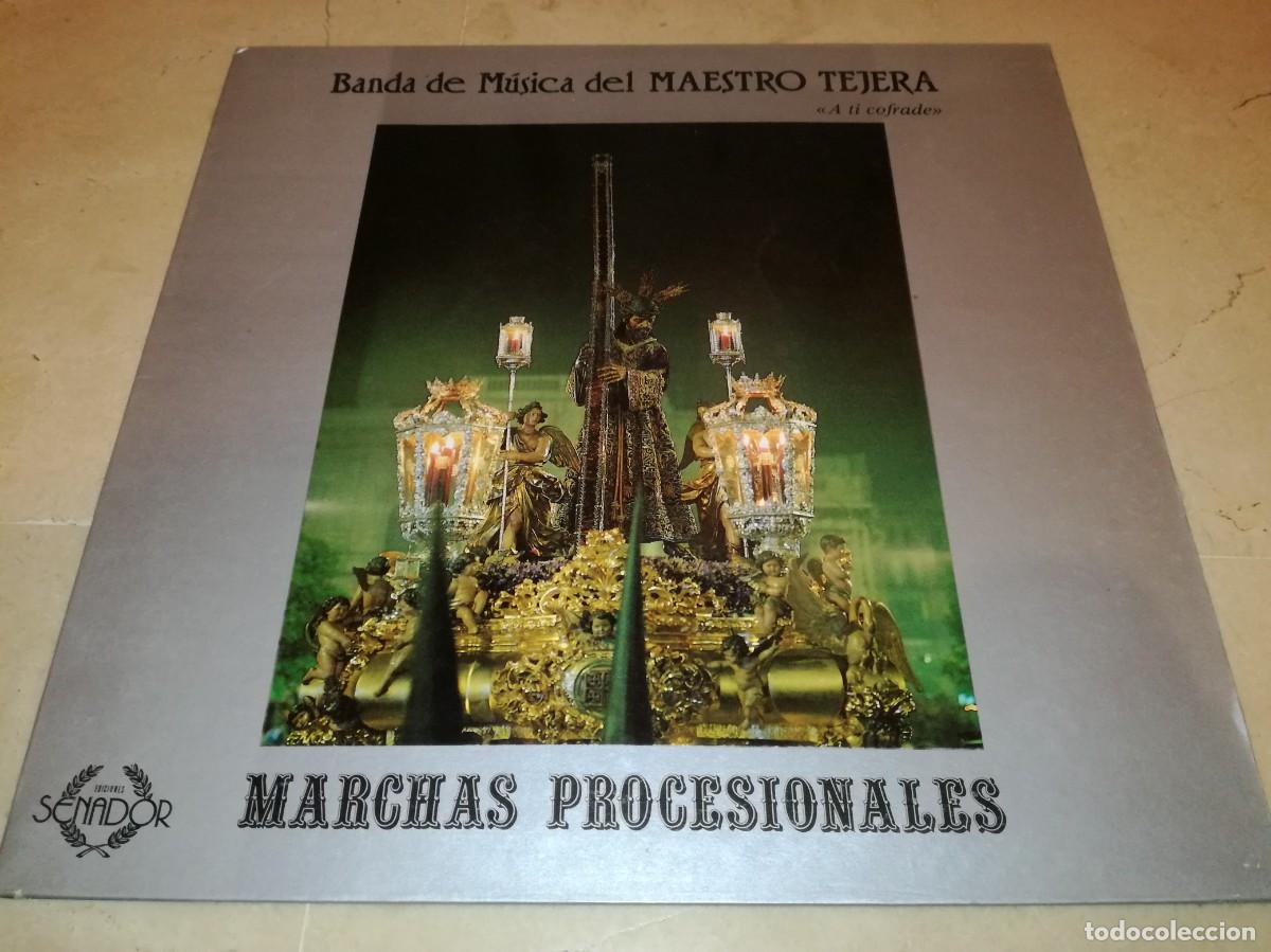 Discos de vinilo: BANDA DE MUSICA DEL MAESTRO TEJERA-MARCHAS PROCESIONALES-GATEFOLD