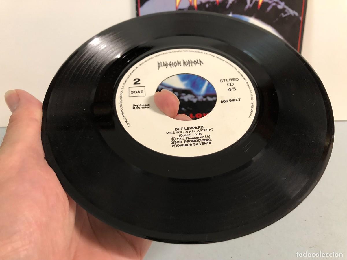 Discos de vinilo: Single DEF LEPPARD - MAKE LOVE LIKE A MAN - Foto 3