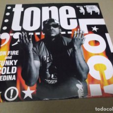 Discos de vinilo: TONE-LOC (MX) ON FIRE (3 TRACKS) AÑO – 1987 – EDICION U.K.. Lote 402066574