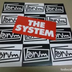 Discos de vinilo: THE SYSTEM (MX) FORUM (3 TRACKS) AÑO – 1993. Lote 402077009