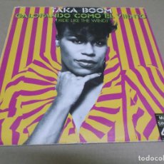 Discos de vinilo: TAKA BOOM (MX) RIDE LIKE THE WIND (2 TRACKS) AÑO – 1983. Lote 402077284