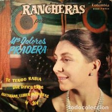 Discos de vinilo: MARIA DOLORES PRADERA RANCHERAS EP COLUMBIA1963. Lote 402079749