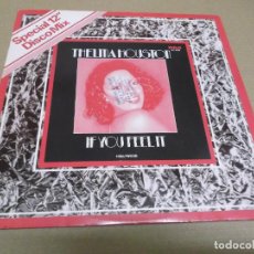 Discos de vinilo: THELMA HOUSTON (MX) IF YOU FEEL IT (2 TRACKS) AÑO – 1981 – EDICION U.S.A.. Lote 402082584