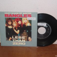 Discos de vinilo: BANGLES 7'' MEGA RARE VINTAGE PROMO SPAIN 1987. Lote 402090799