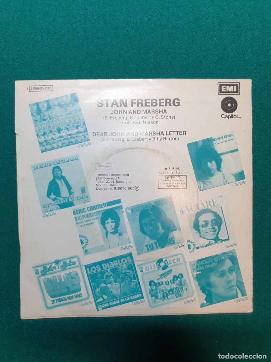 Discos de vinilo: Stan Freberg &ndash; John And Marsha - Foto 2