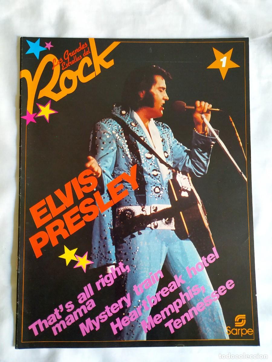 Discos de vinilo: FASC&Iacute;CULO N&Uacute;M. 1 LAS GRANDES ESTRELLAS DEL ROCK - NUEVO - Foto 1