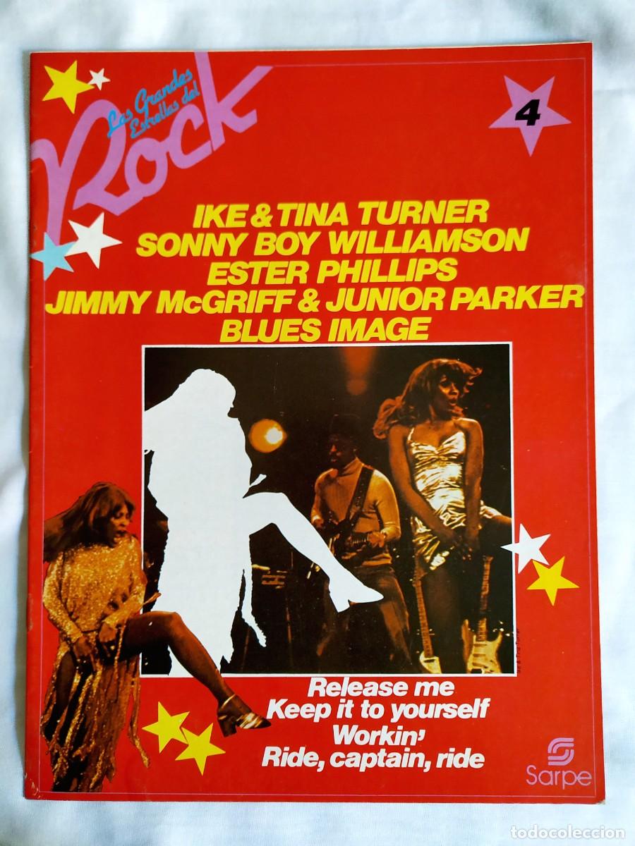 Discos de vinilo: FASC&Iacute;CULO N&Uacute;M. 4 LAS GRANDES ESTRELLAS DEL ROCK - NUEVO - Foto 1