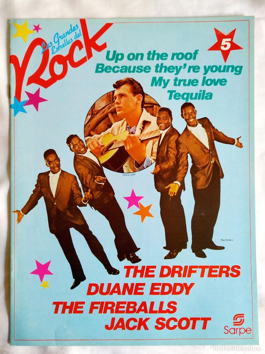 Discos de vinilo: FASC&Iacute;CULO N&Uacute;M. 5 LAS GRANDES ESTRELLAS DEL ROCK - NUEVO - Foto 1