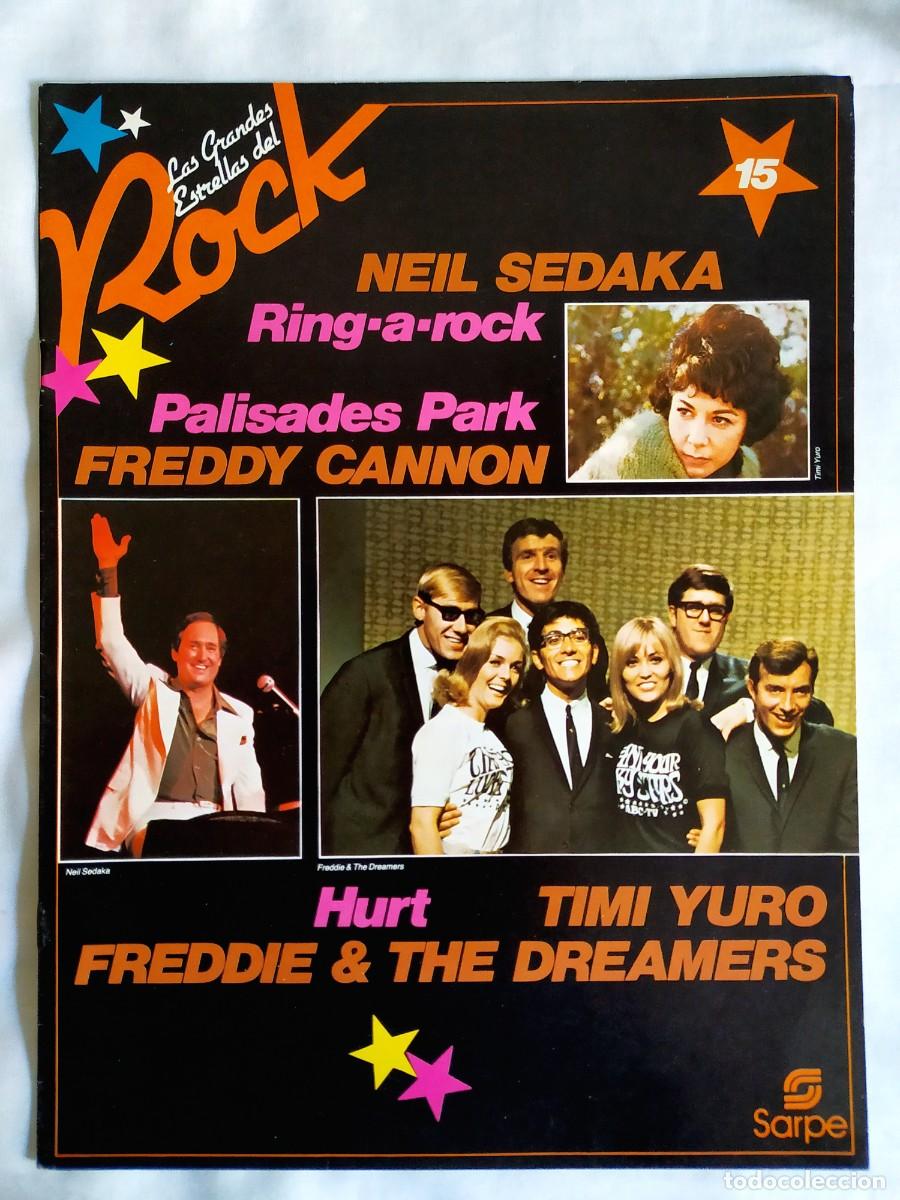 Discos de vinilo: FASC&Iacute;CULO N&Uacute;M. 15 LAS GRANDES ESTRELLAS DEL ROCK - NUEVO - Foto 1