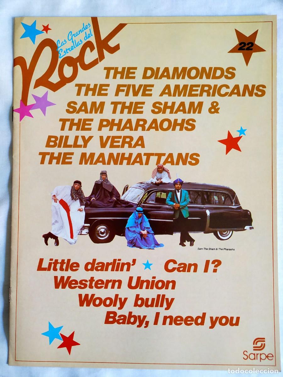 Discos de vinilo: FASC&Iacute;CULO N&Uacute;M. 22 LAS GRANDES ESTRELLAS DEL ROCK - NUEVO - Foto 1