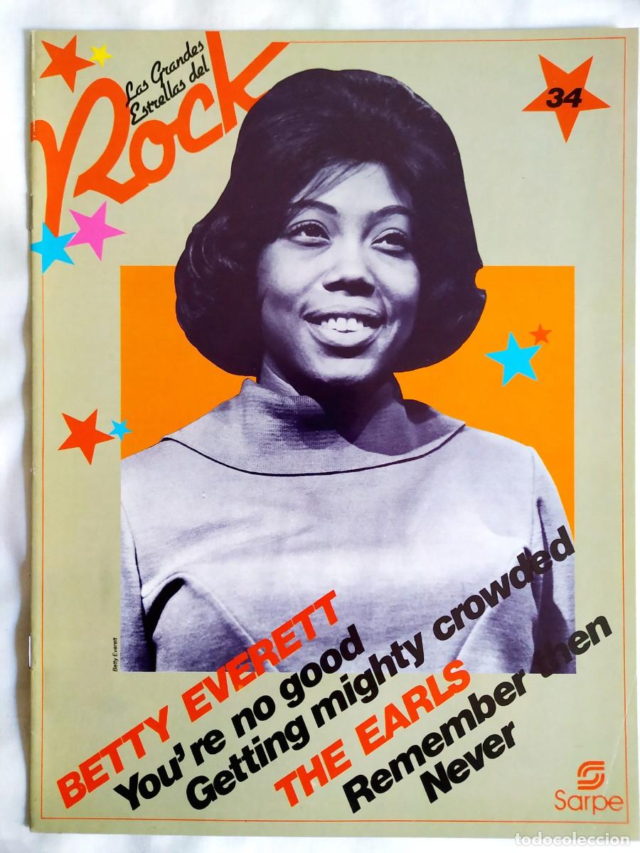 Discos de vinilo: FASC&Iacute;CULO N&Uacute;M. 34 LAS GRANDES ESTRELLAS DEL ROCK - NUEVO - Foto 1