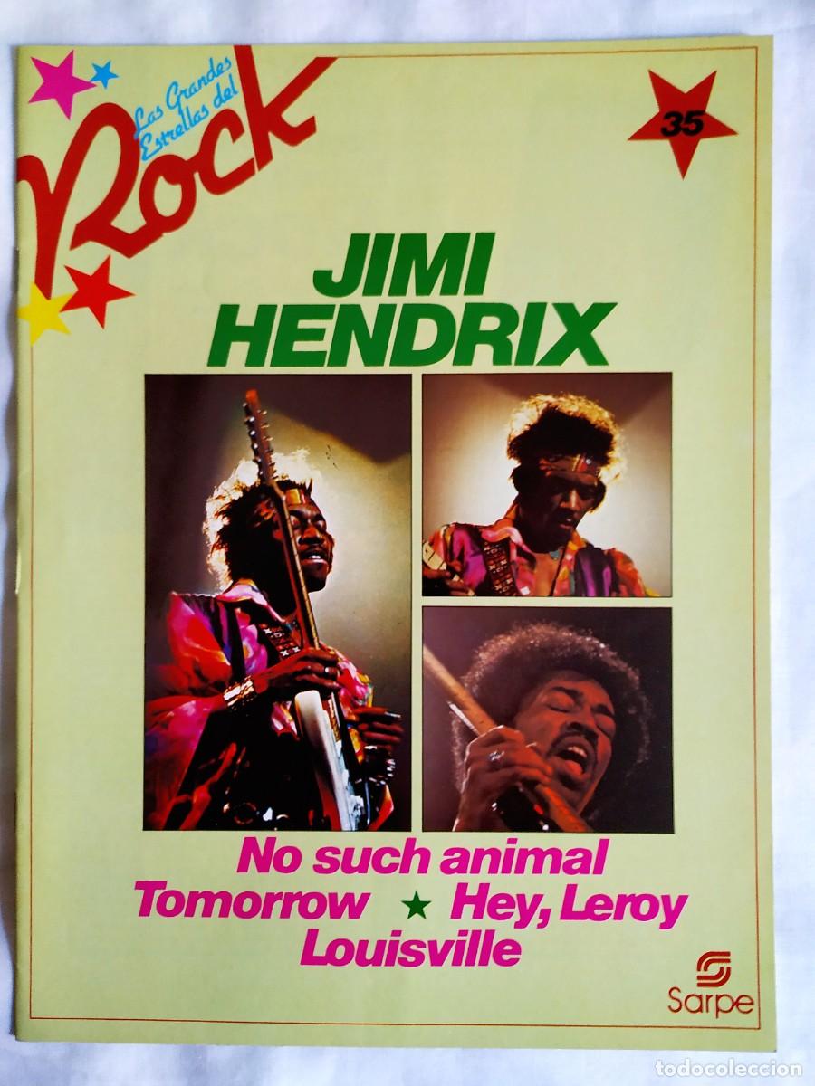 Discos de vinilo: FASC&Iacute;CULO N&Uacute;M. 35 LAS GRANDES ESTRELLAS DEL ROCK - NUEVO - Foto 1