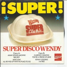 Discos de vinilo: MEAT LOAF.- SUPER DISCO WENDY 2 CSP ‎– SSP 980150 6, CBS ESPAÑA 1987 COCA COLA. Lote 402100554
