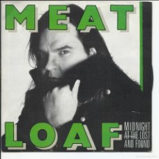 Discos de vinilo: MEAT LOAF .- MIDNIGHT AT THE LOST AND FOUND SINGLE PROMO EPIC ‎ EPC A-3748 ESPAÑA 1983. Lote 402100954